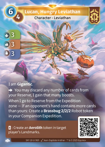 Lucan, Hungry Leviathan
