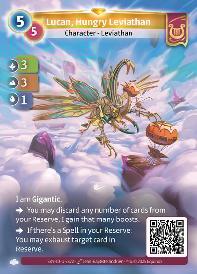 Lucan, Hungry Leviathan