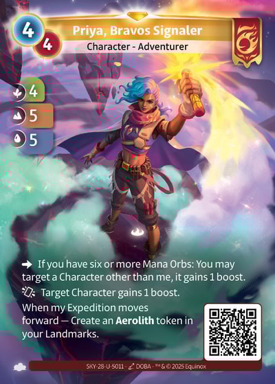 Priya, Bravos Signaler