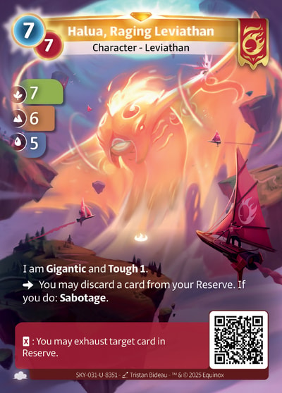 Halua, Raging Leviathan