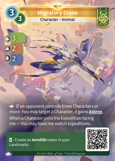 Migratory Crane