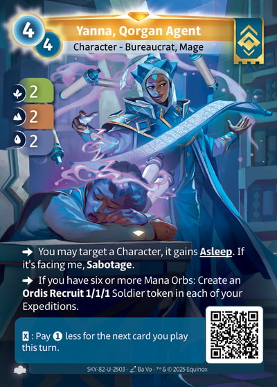 Yanna, Qorgan Agent