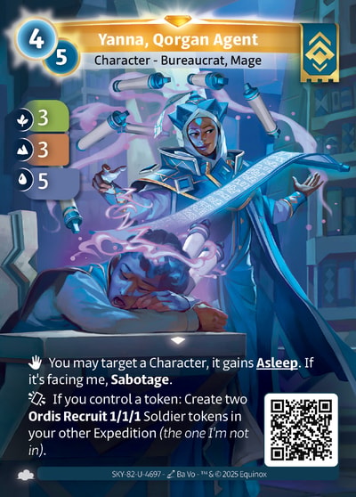 Yanna, Qorgan Agent