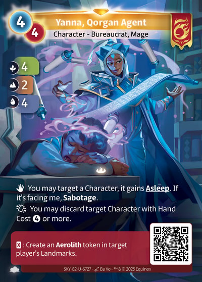 Yanna, Qorgan Agent