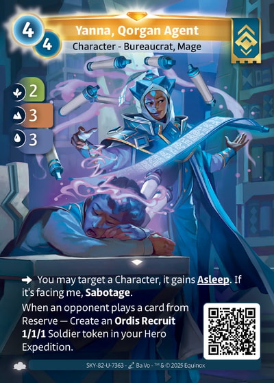 Yanna, Qorgan Agent