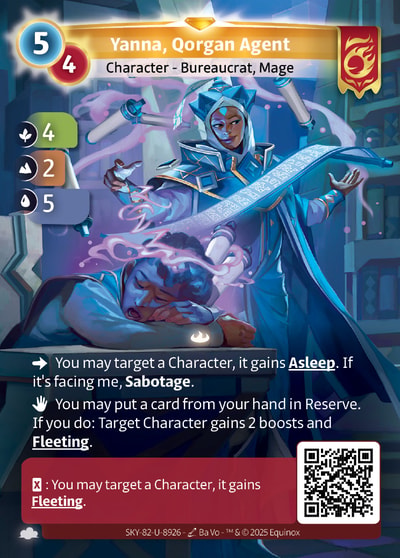 Yanna, Qorgan Agent