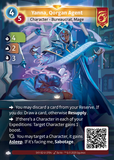 Yanna, Qorgan Agent