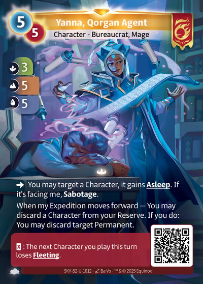 Yanna, Qorgan Agent