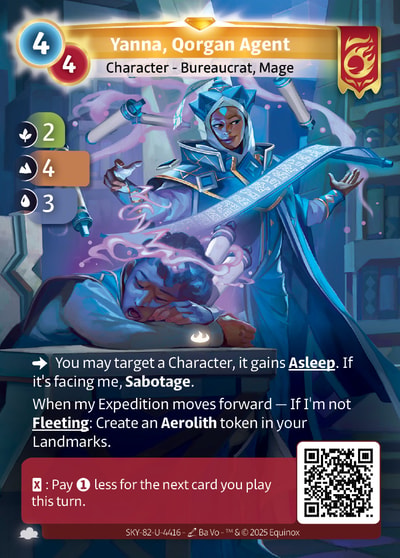 Yanna, Qorgan Agent