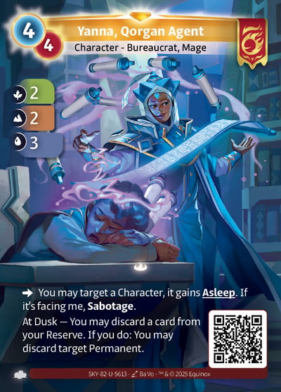 Yanna, Qorgan Agent