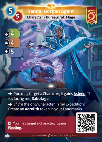 Yanna, Qorgan Agent