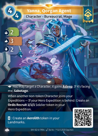 Yanna, Qorgan Agent
