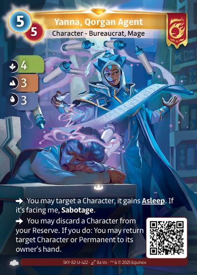 Yanna, Qorgan Agent