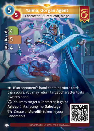 Yanna, Qorgan Agent
