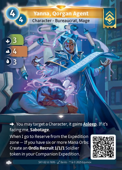 Yanna, Qorgan Agent