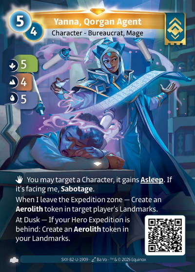 Yanna, Qorgan Agent