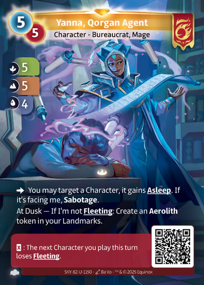 Yanna, Qorgan Agent