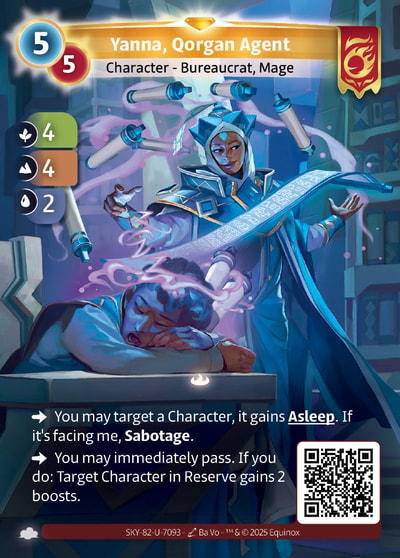 Yanna, Qorgan Agent