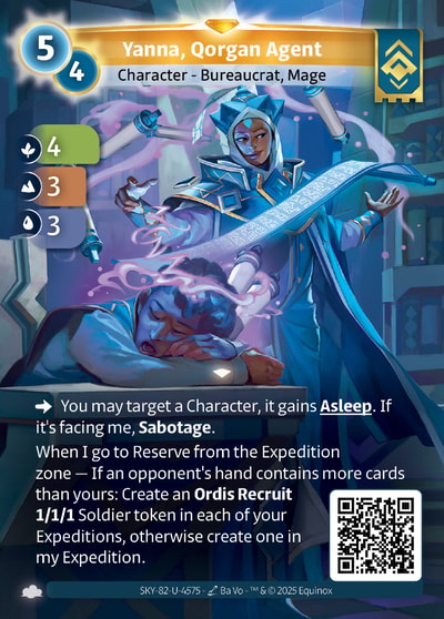 Yanna, Qorgan Agent