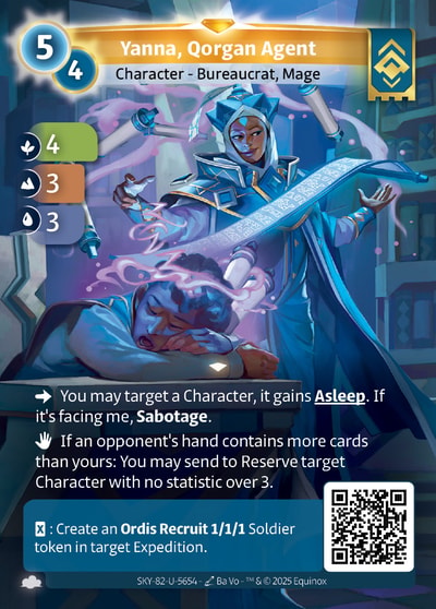Yanna, Qorgan Agent
