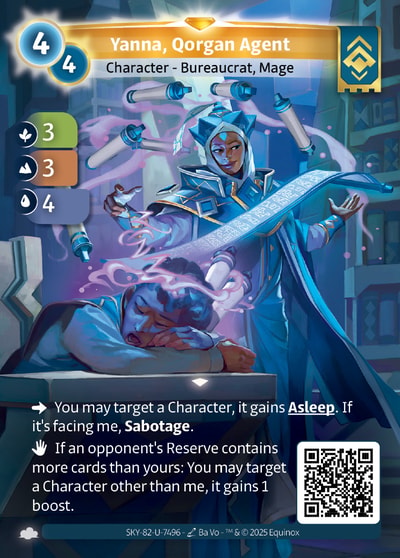Yanna, Qorgan Agent