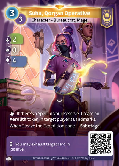 Suha, Qorgan Operative