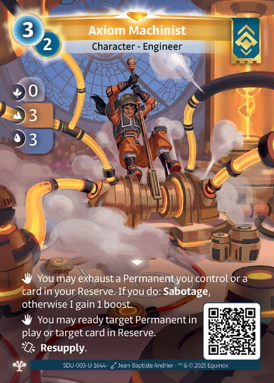 Axiom Machinist