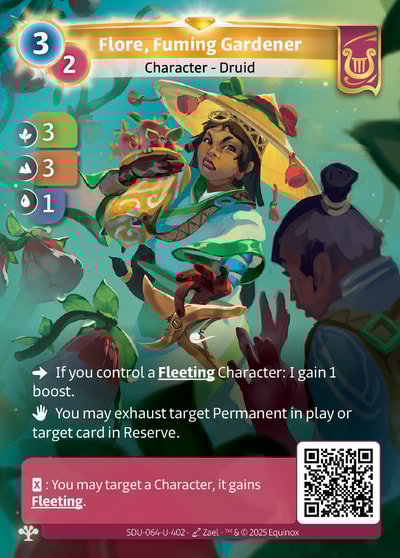 Flore, Fuming Gardener