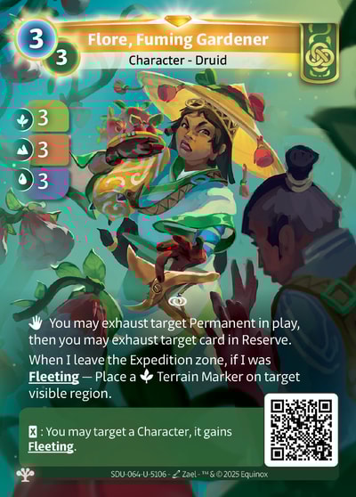 Flore, Fuming Gardener
