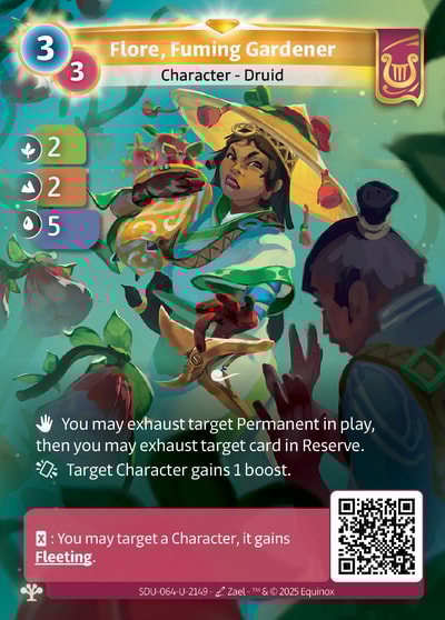 Flore, Fuming Gardener