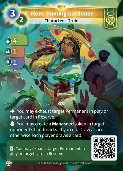 Flore, Fuming Gardener