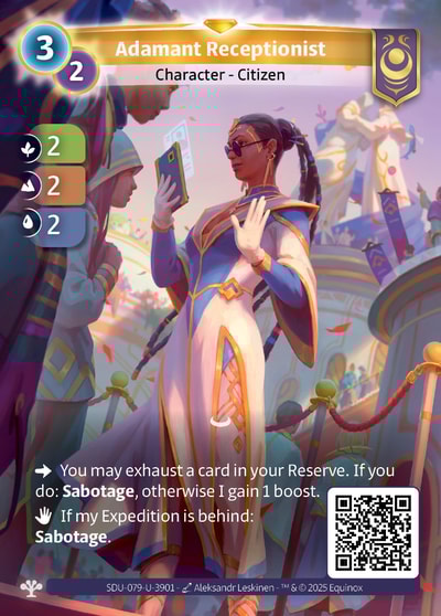 Adamant Receptionist