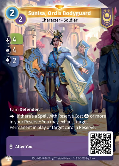 Sunisa, Ordis Bodyguard