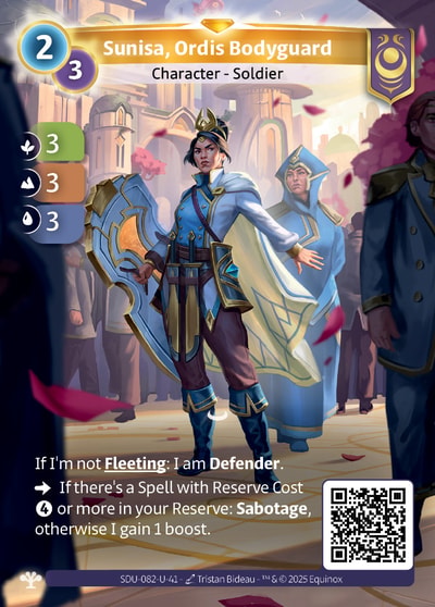 Sunisa, Ordis Bodyguard
