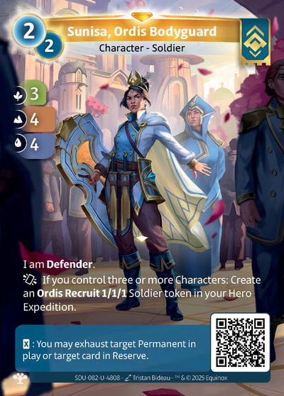 Sunisa, Ordis Bodyguard