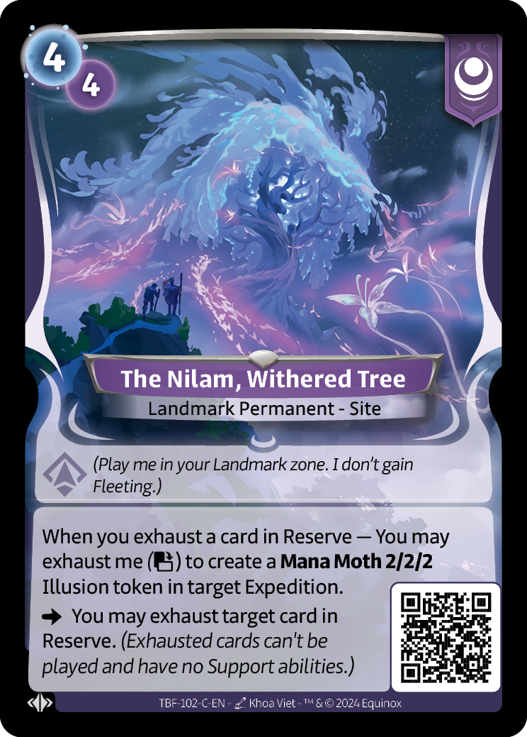 The Nilam, Withered Tree
