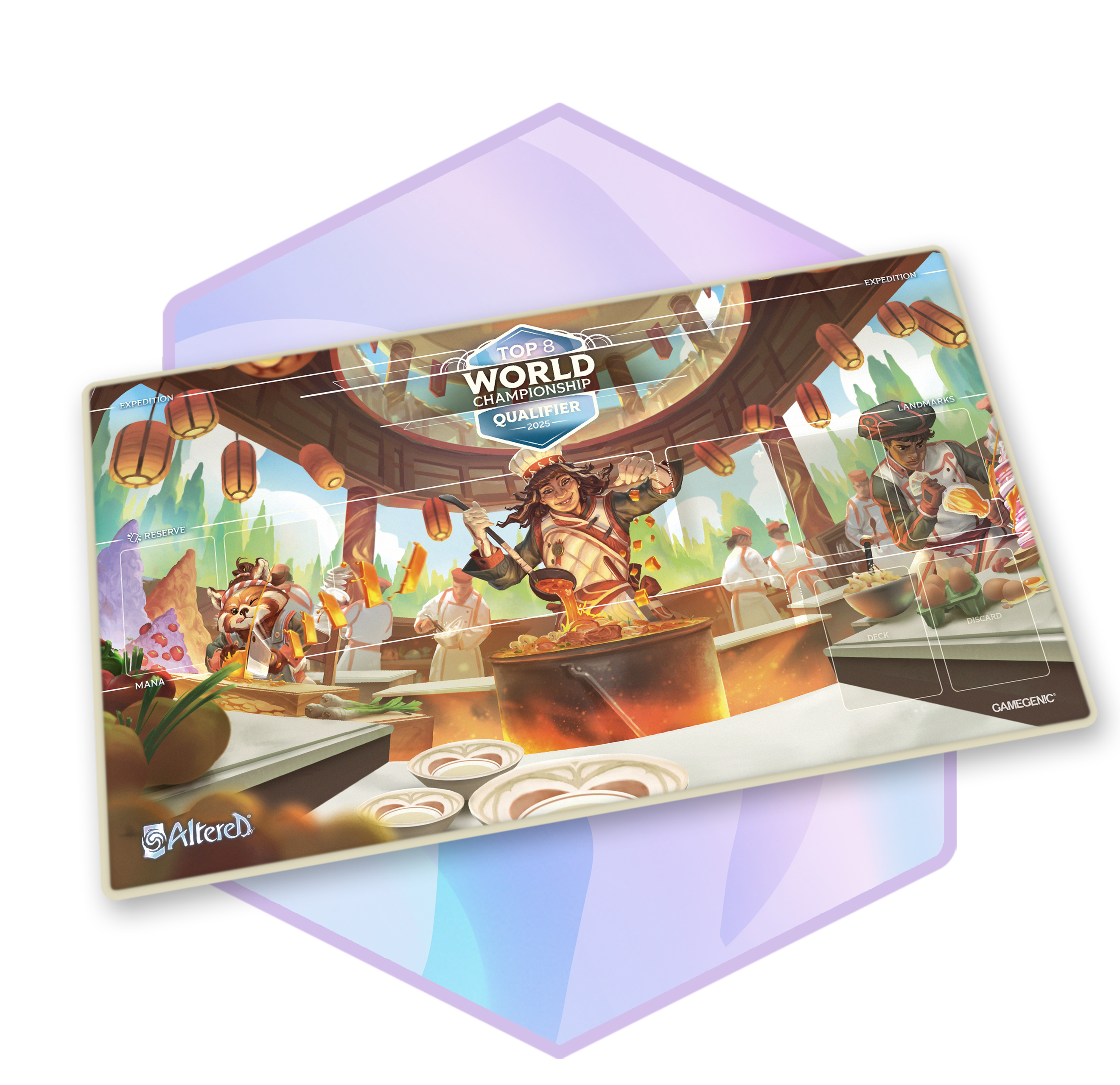 Top 8 players playmat